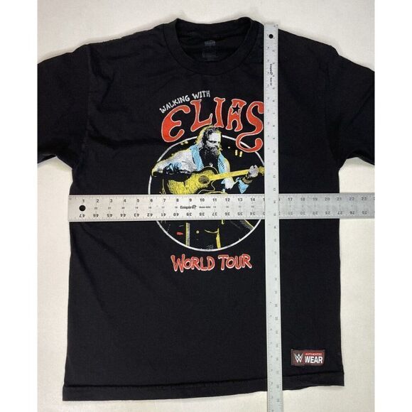 WWE Walking With Elias World Tour 2017 Graphic T-shirt Men Large Black - Picture 6 of 6
